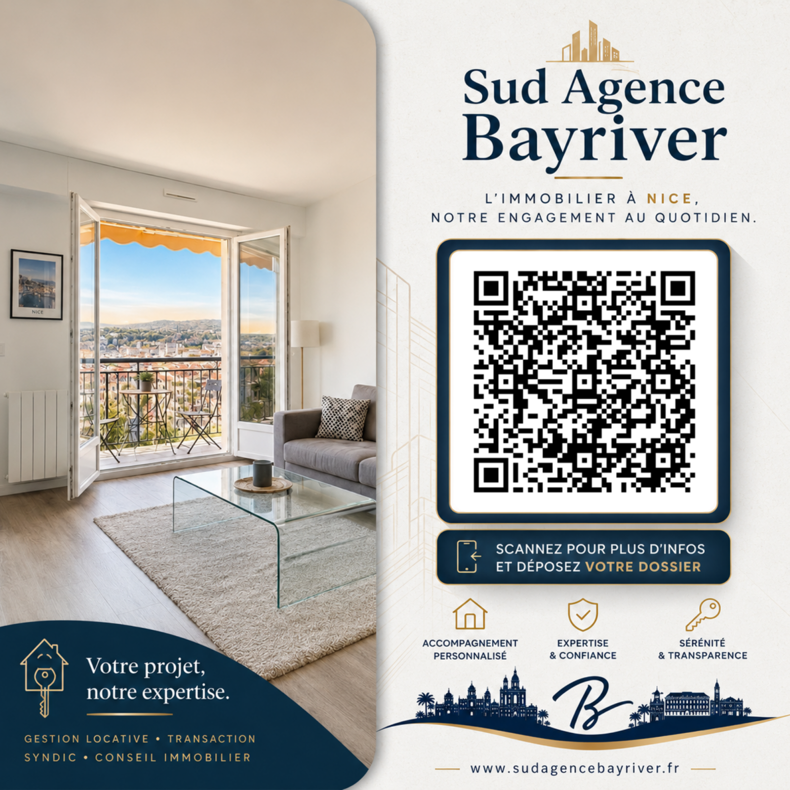 Image_, Appartement, Nice, ref :LOC3PMONTBORON